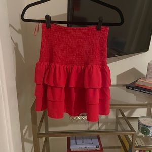Red Amand uprichard skirt
